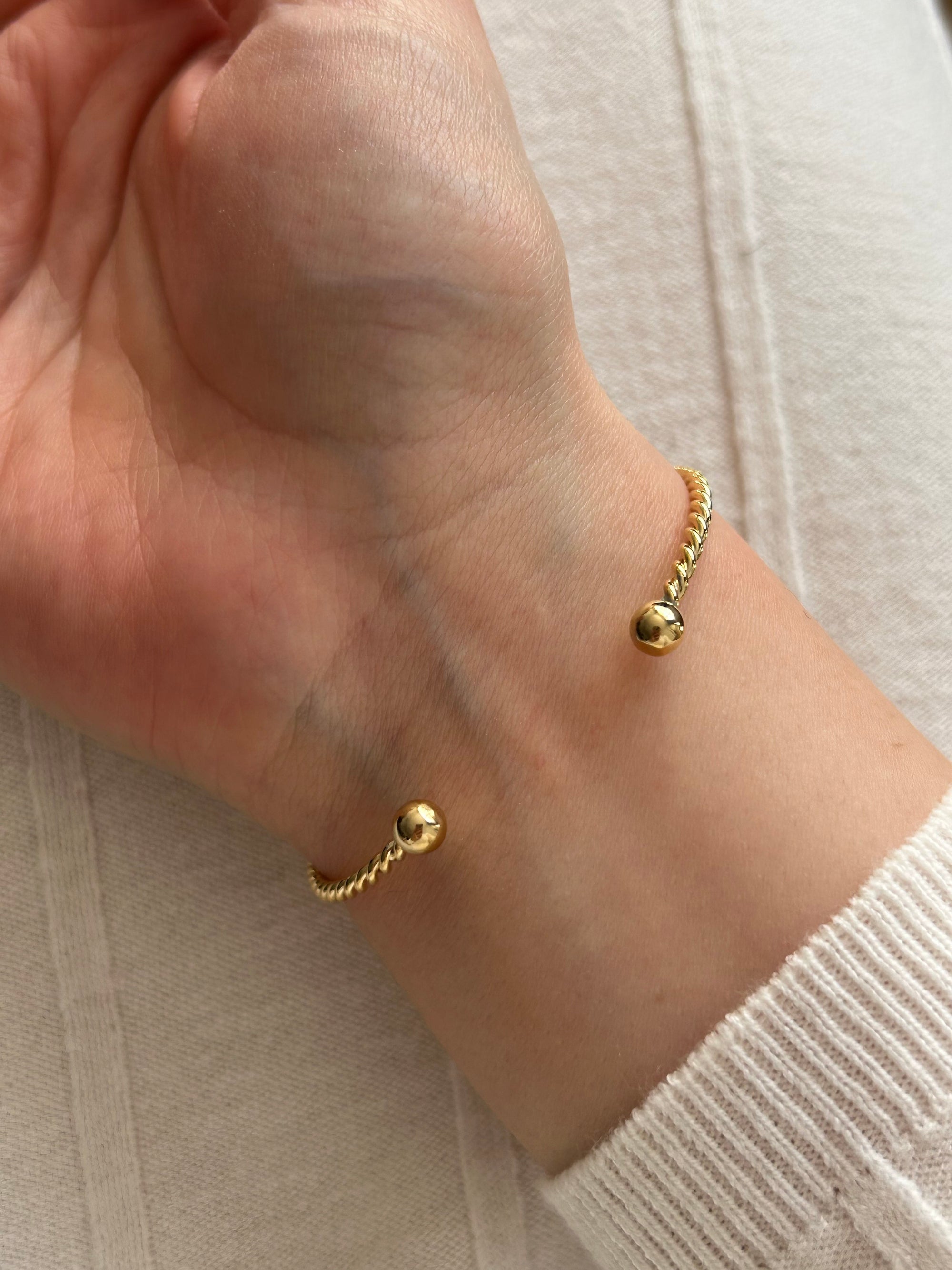 Zirkon Lotus Çiçeği Charm Bilezik