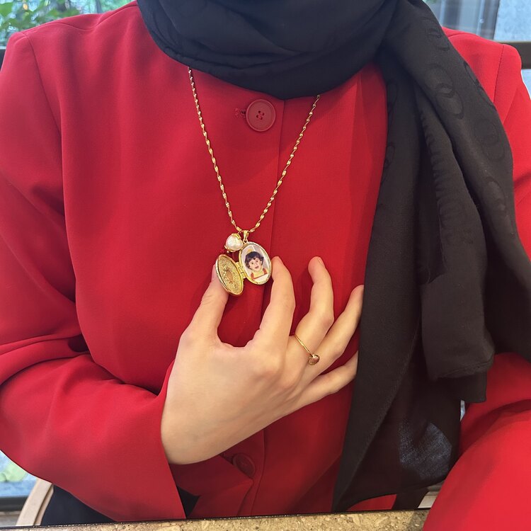 Vintage Anı İnci Charm Kolye