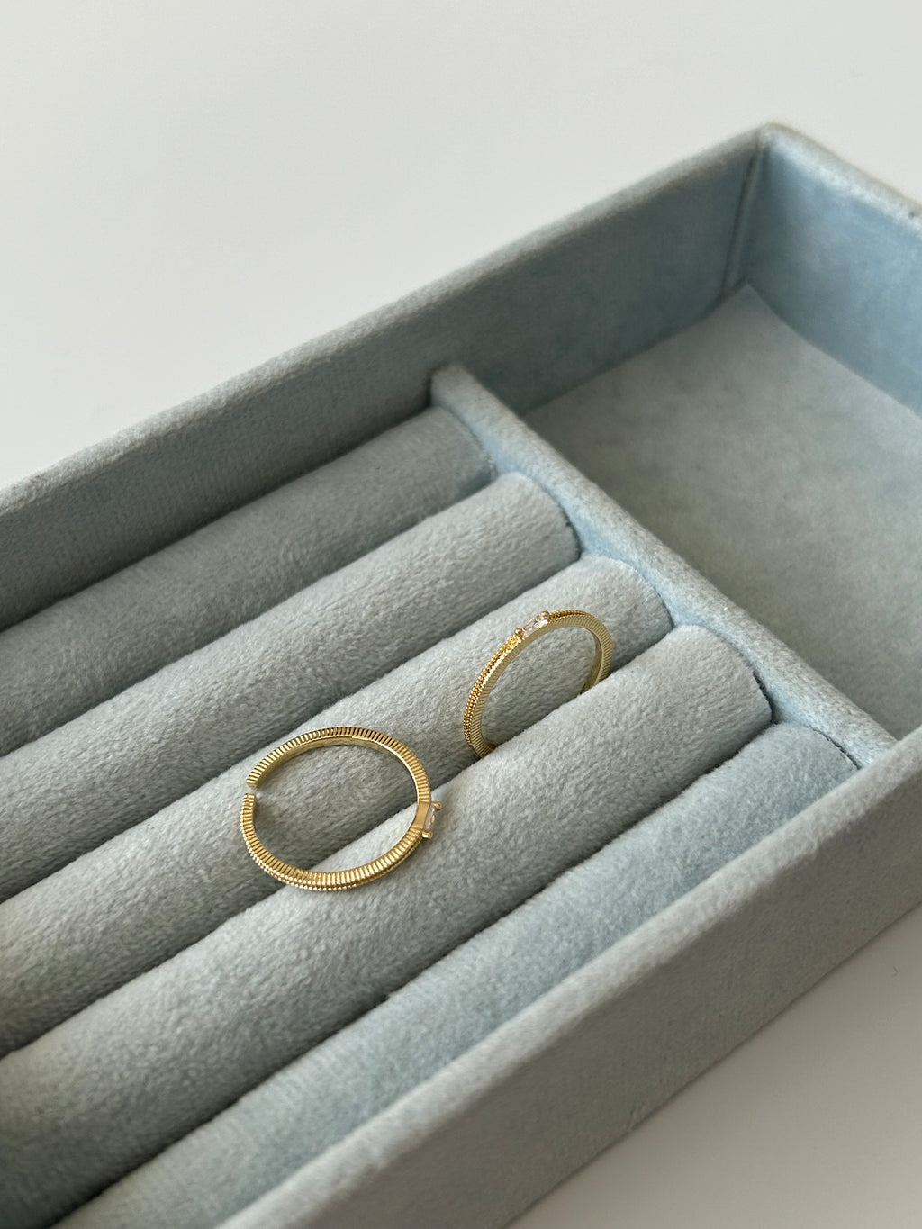 Minimal Baget Taş Yüzük