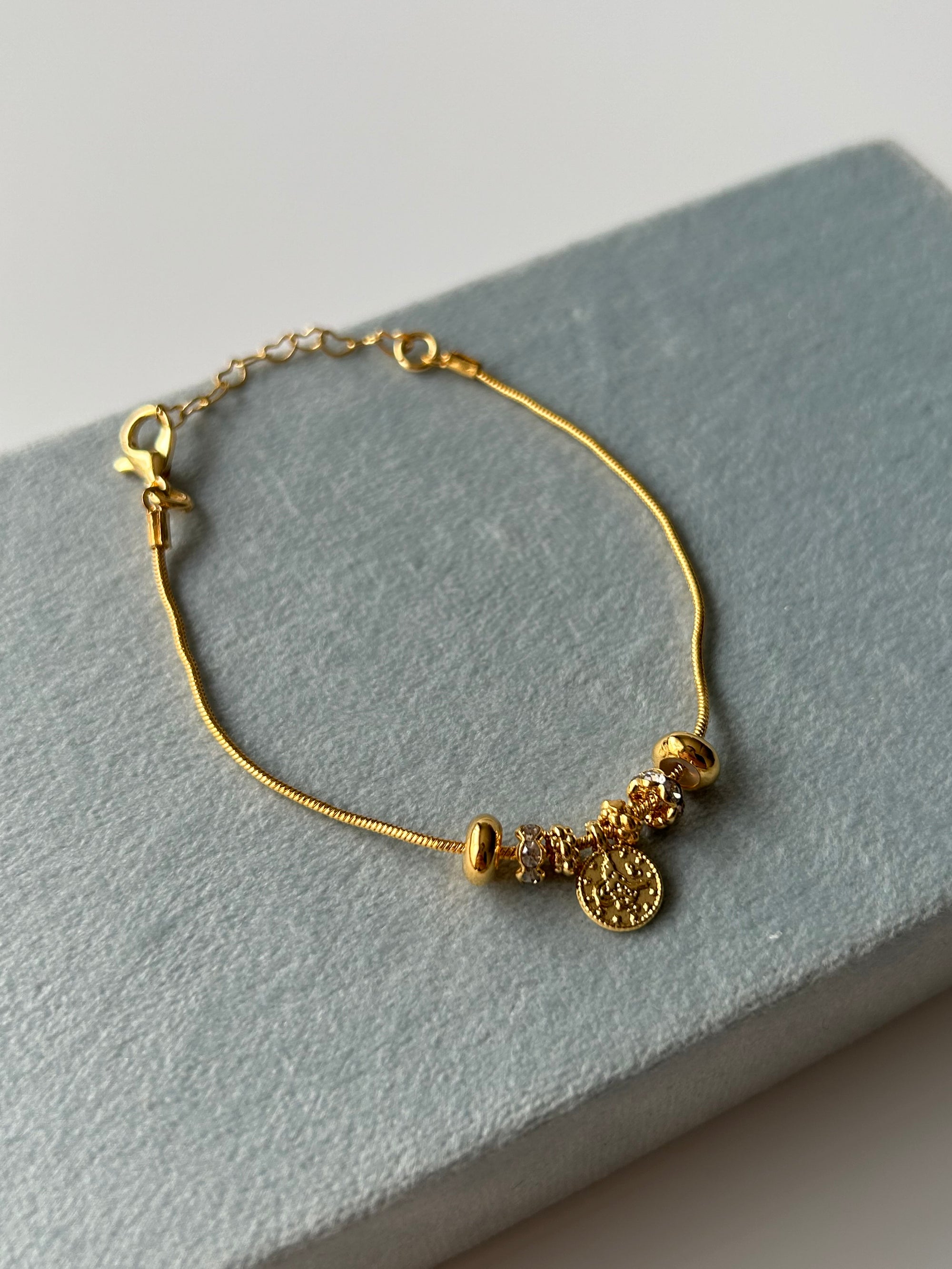 Etnik/Zirkon Charm Minimal Bileklik