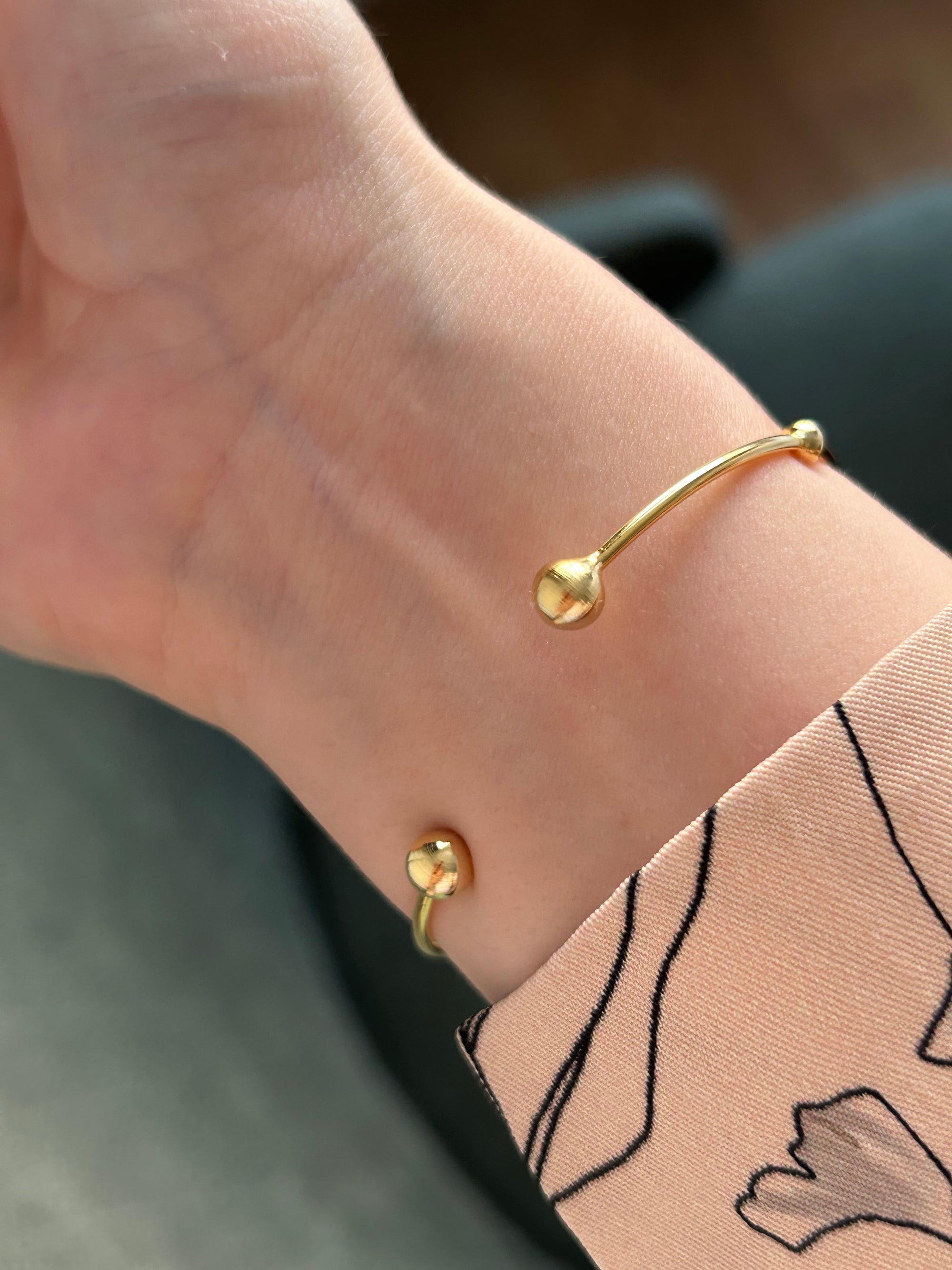 Beyaz Cam/İnci Charm Dorika Bilezik
