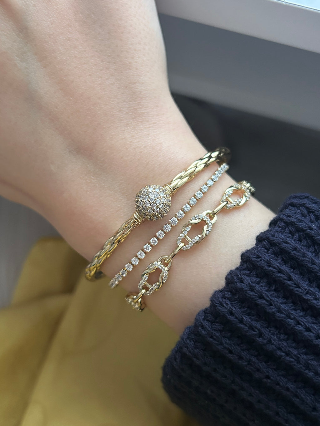 Xuping Su Yolu Bileklik (2mm)