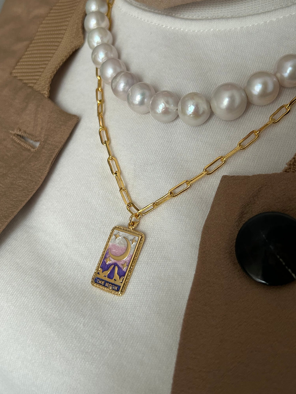 The Moon Charm Zincir Kolye