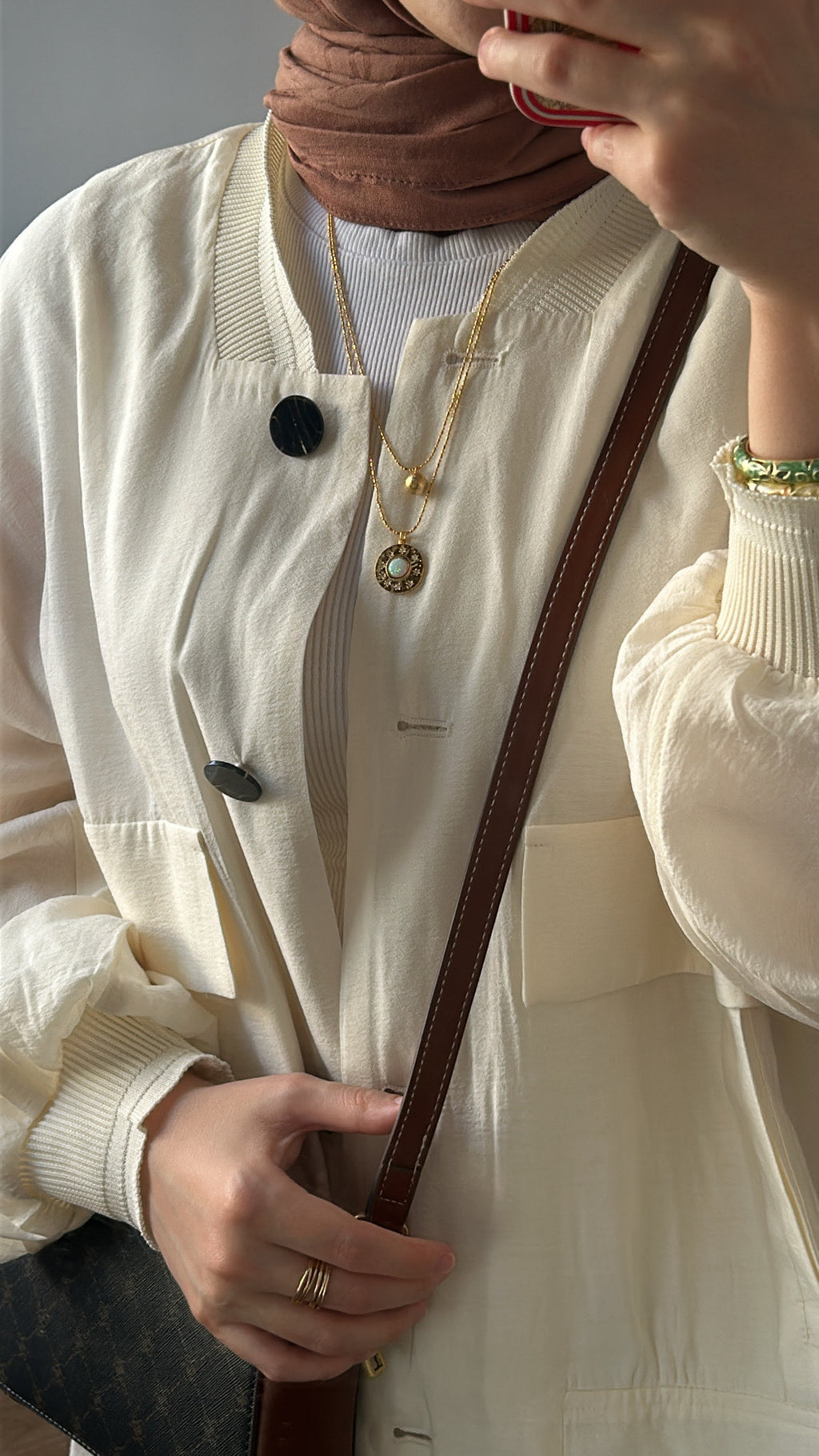 Antik Dorika Charm Kolye