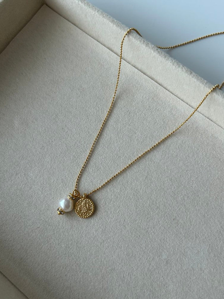 Etnik/İnci Charm Kolye