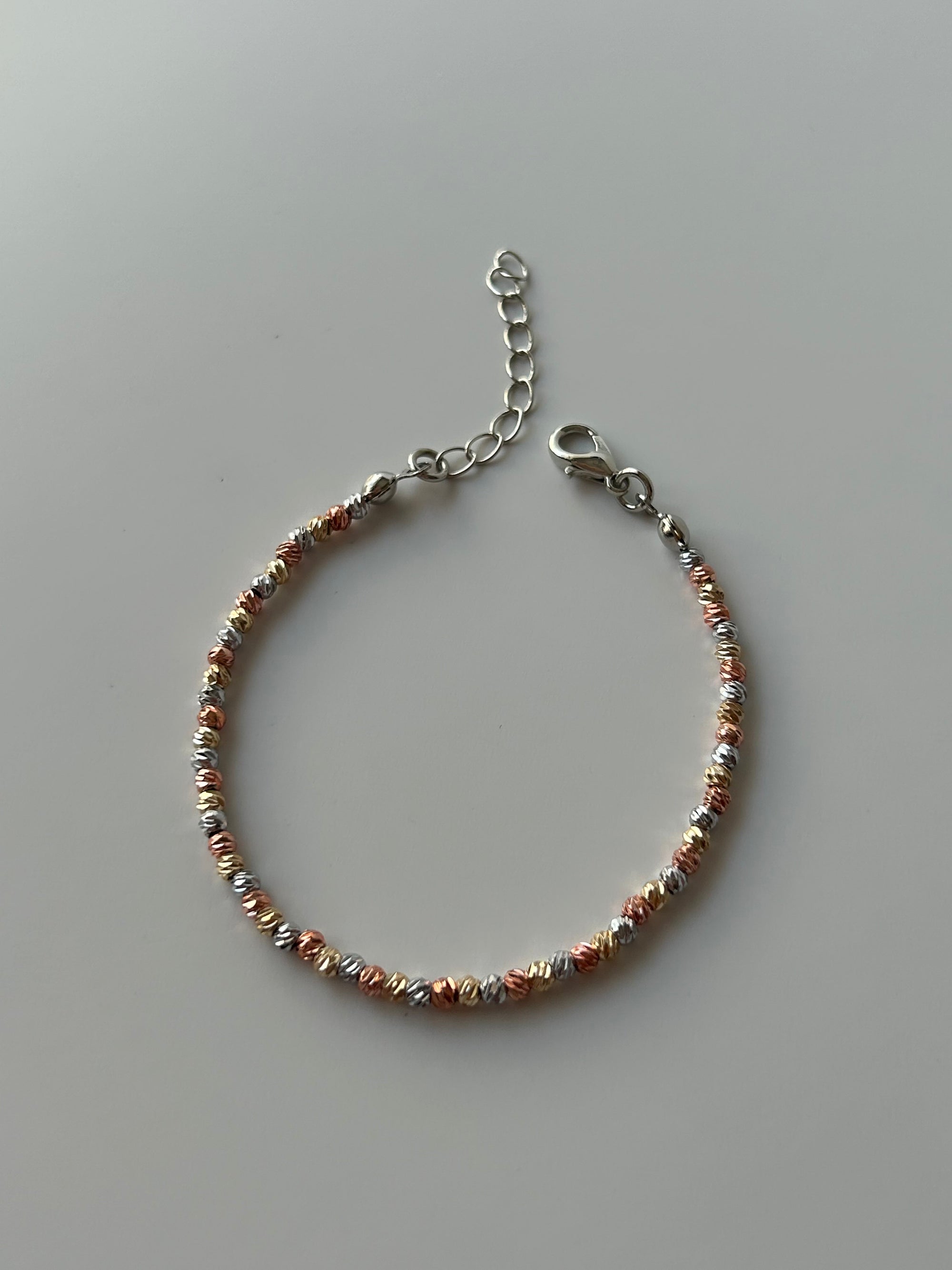 Çelik Gold/Silver/Rose 3 mm Dorika Bileklik