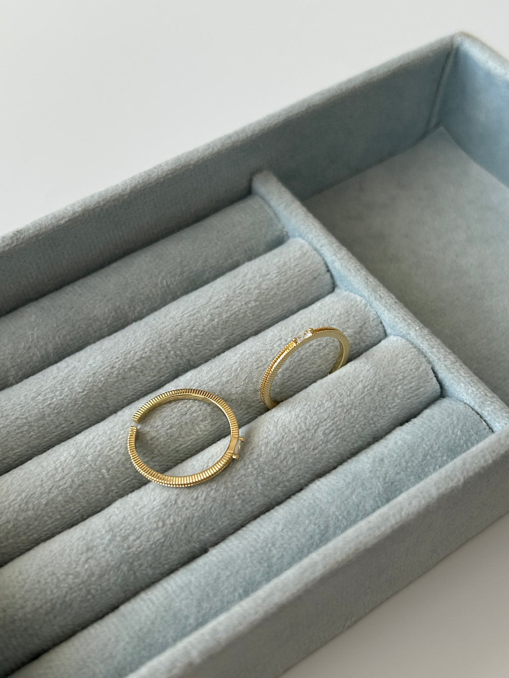 Minimal Baget Taş Yüzük