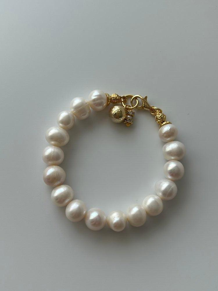 Antik Dorika/Kum İnci Charm İnci Bileklik