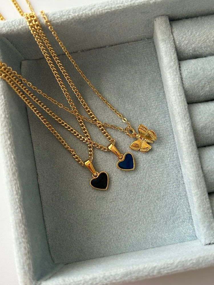 Minimal Kelebek Charm Kolye