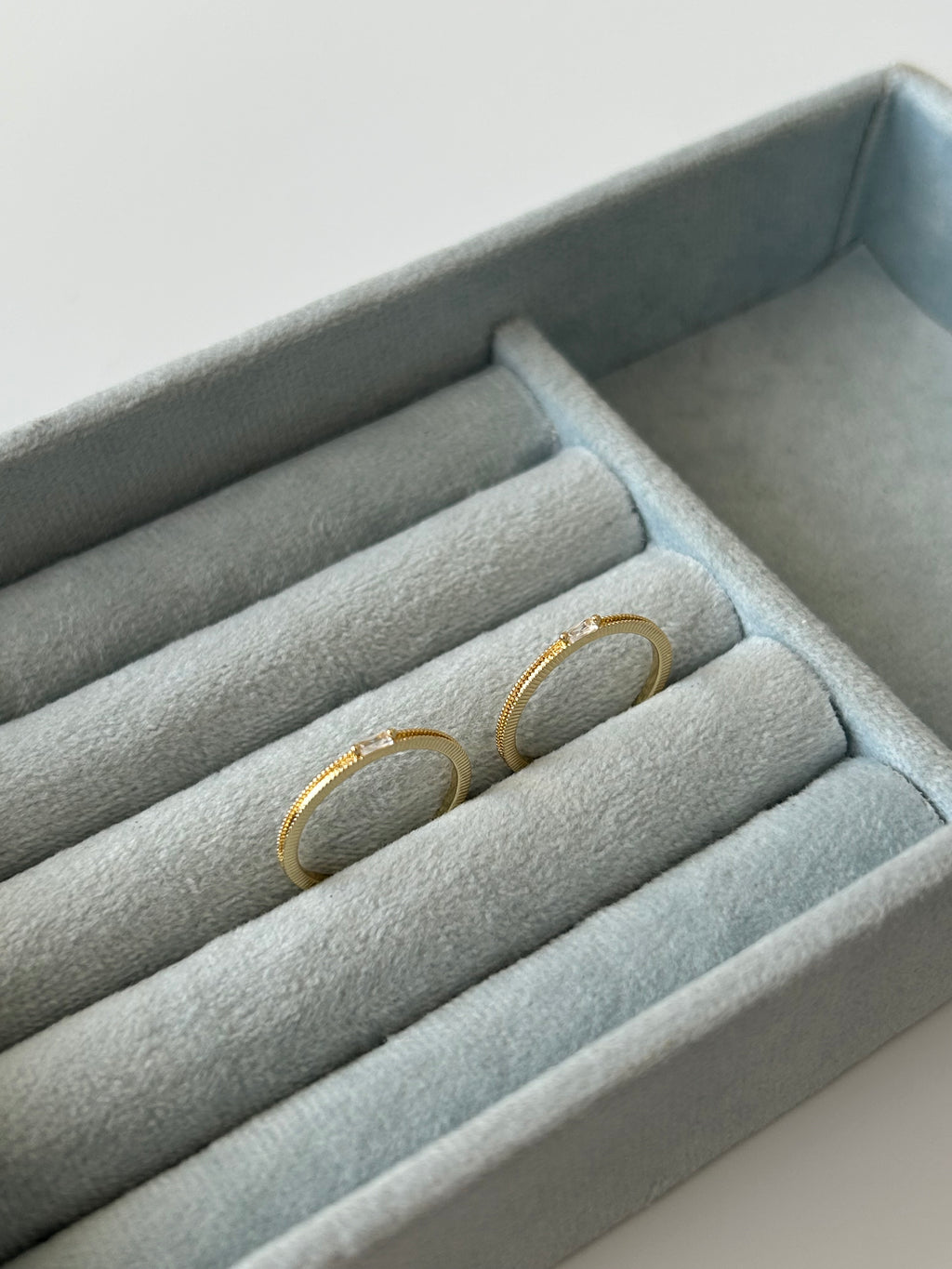 Minimal Baget Taş Yüzük