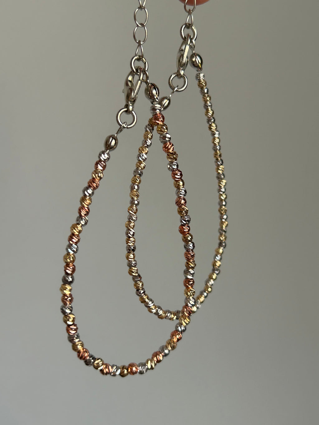 Çelik Gold/Silver/Rose 3 mm Dorika Bileklik