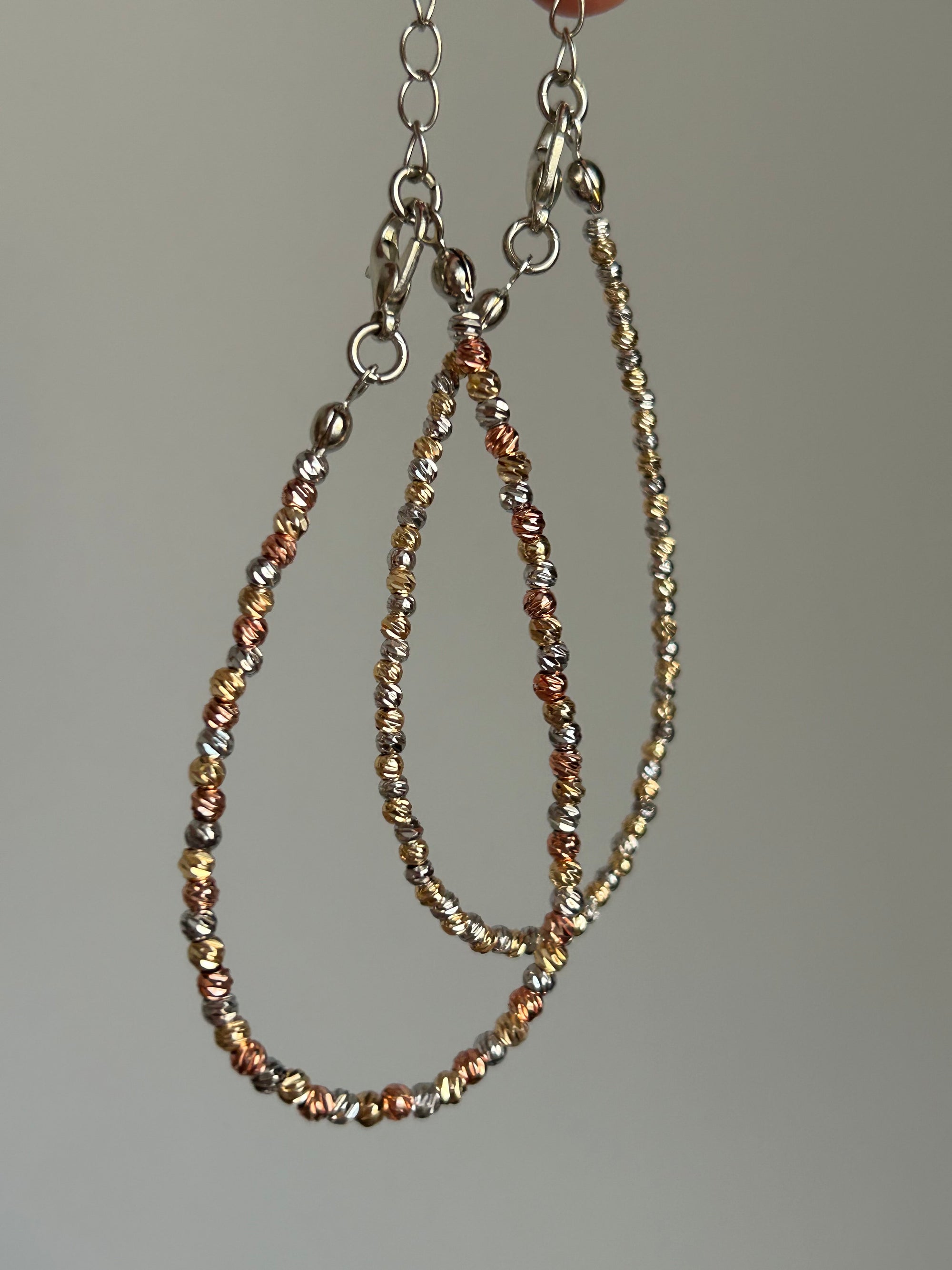Çelik Gold/Silver/Rose 3 mm Dorika Bileklik