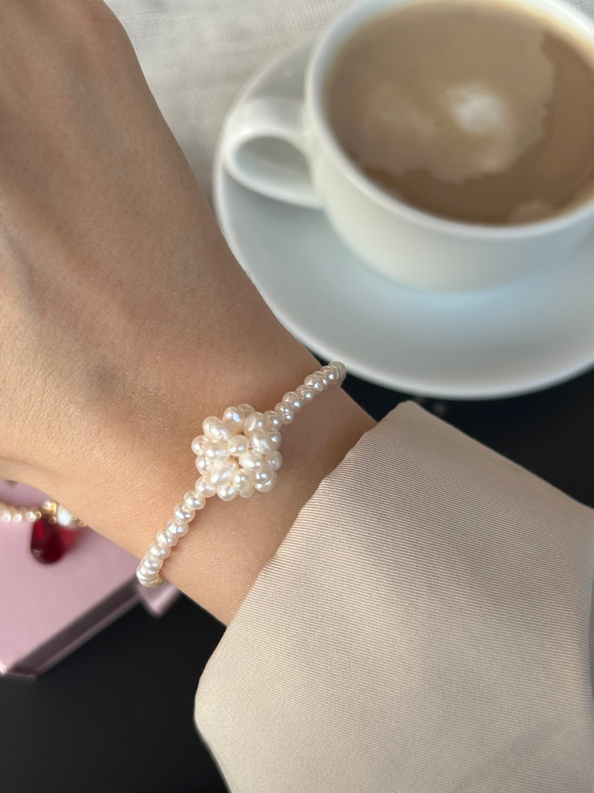 İnci Çiçeği İnci Bileklik
