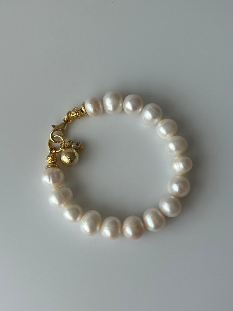 Antik Dorika/Kum İnci Charm İnci Bileklik