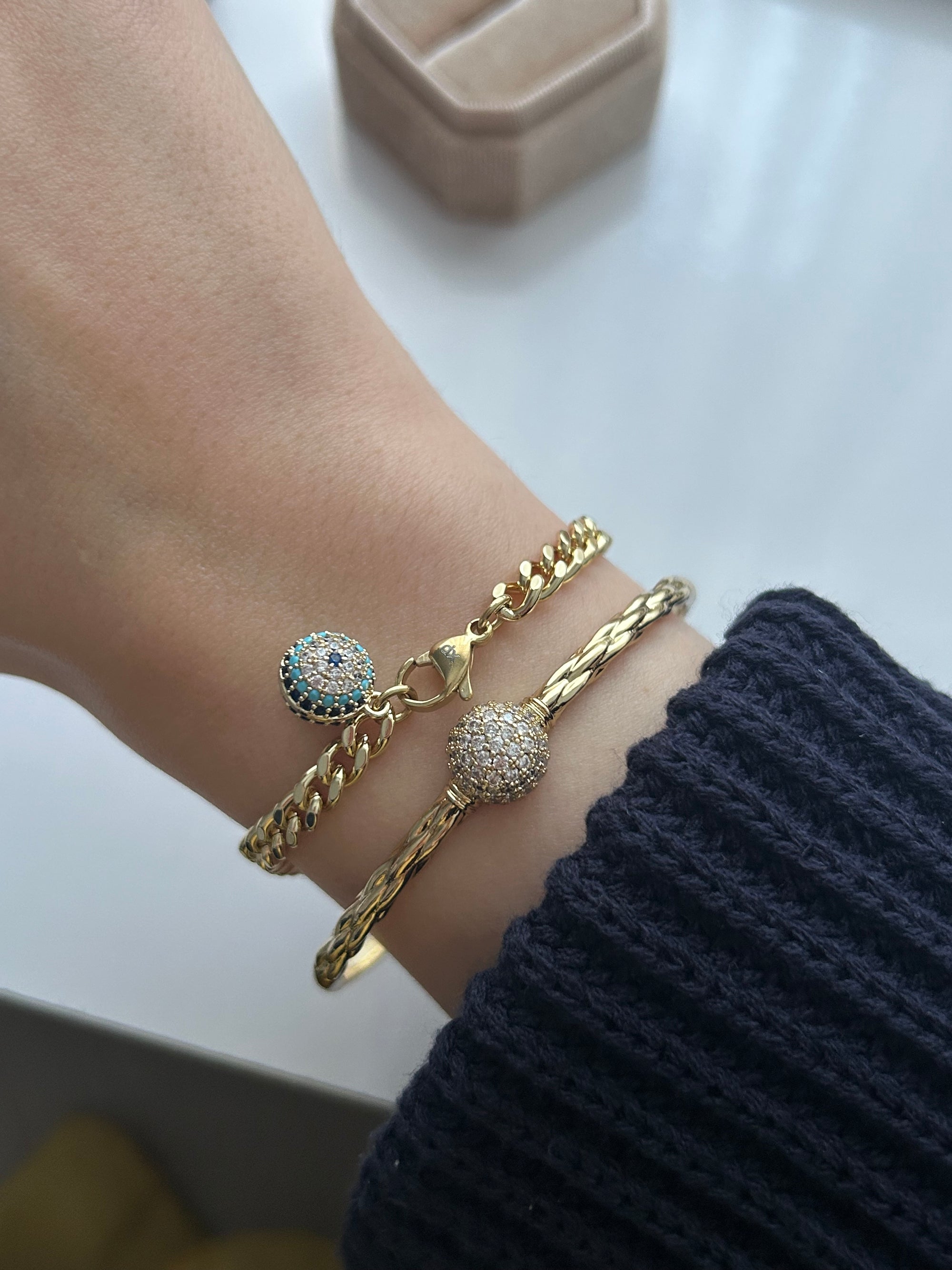 Xuping Nazar Göz Charm Bileklik