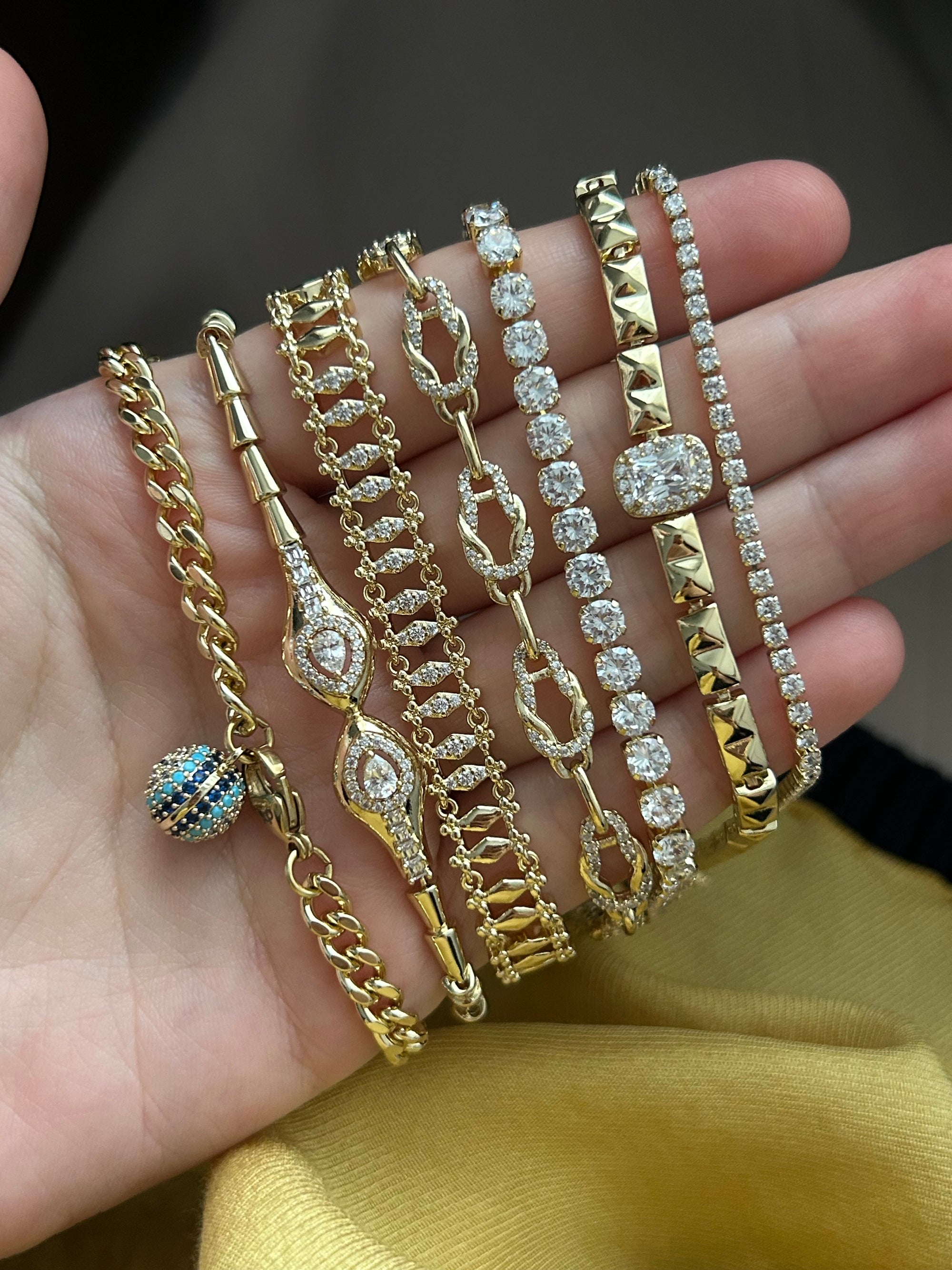 Xuping Baget Taş Bileklik