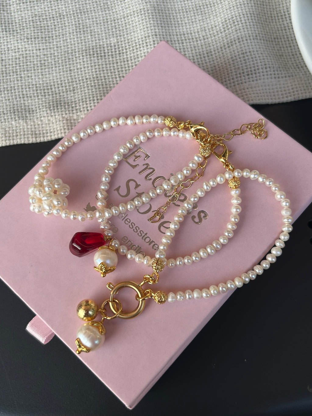 İnci Çiçeği İnci Bileklik